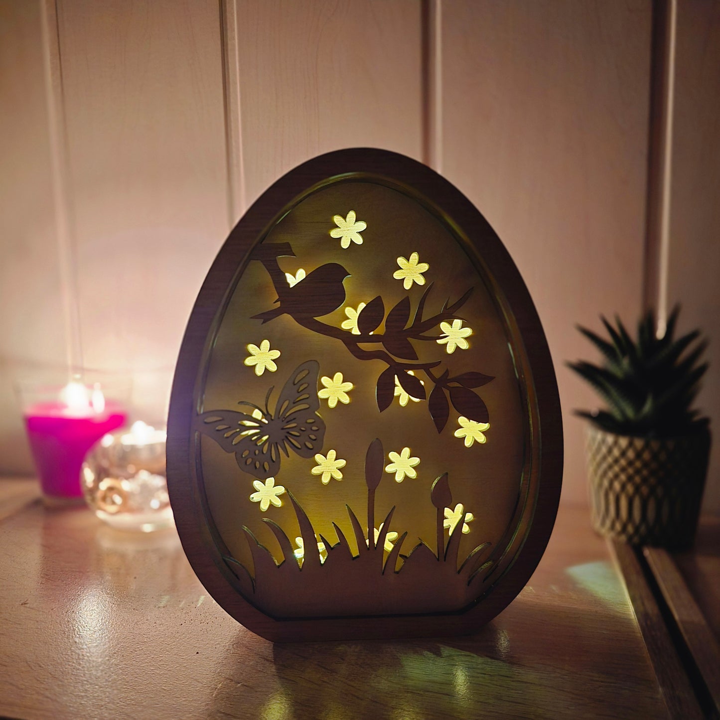 Décoration lumineuse oeuf de Pâques 🌷