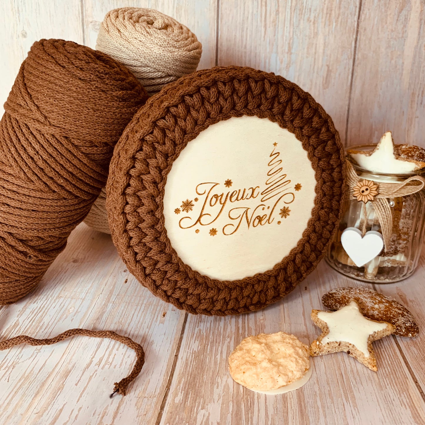 Panier rond Joyeux Noël