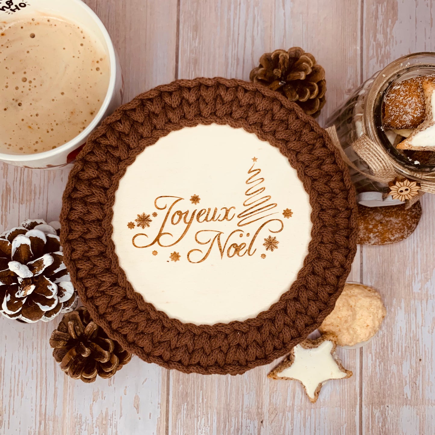 Panier rond Joyeux Noël