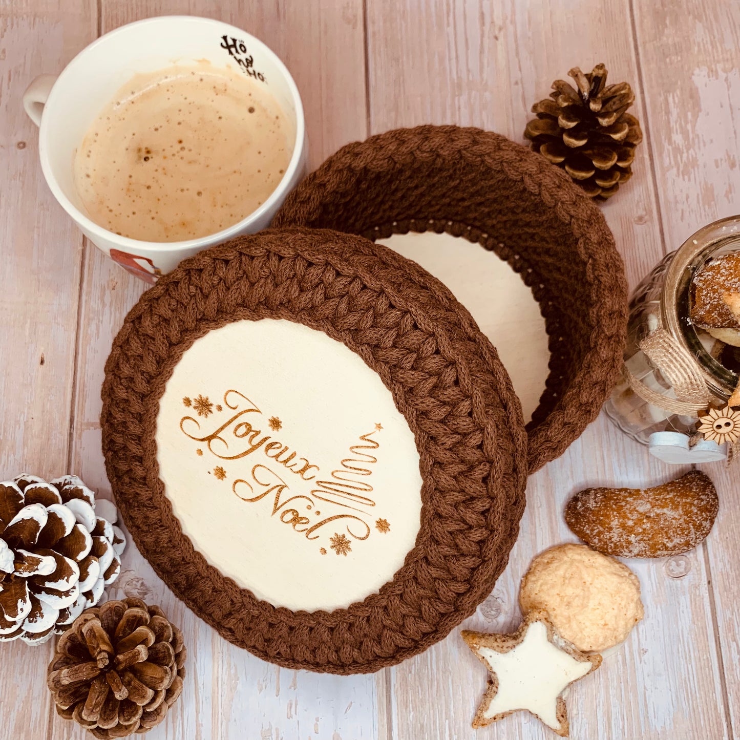 Panier rond Joyeux Noël