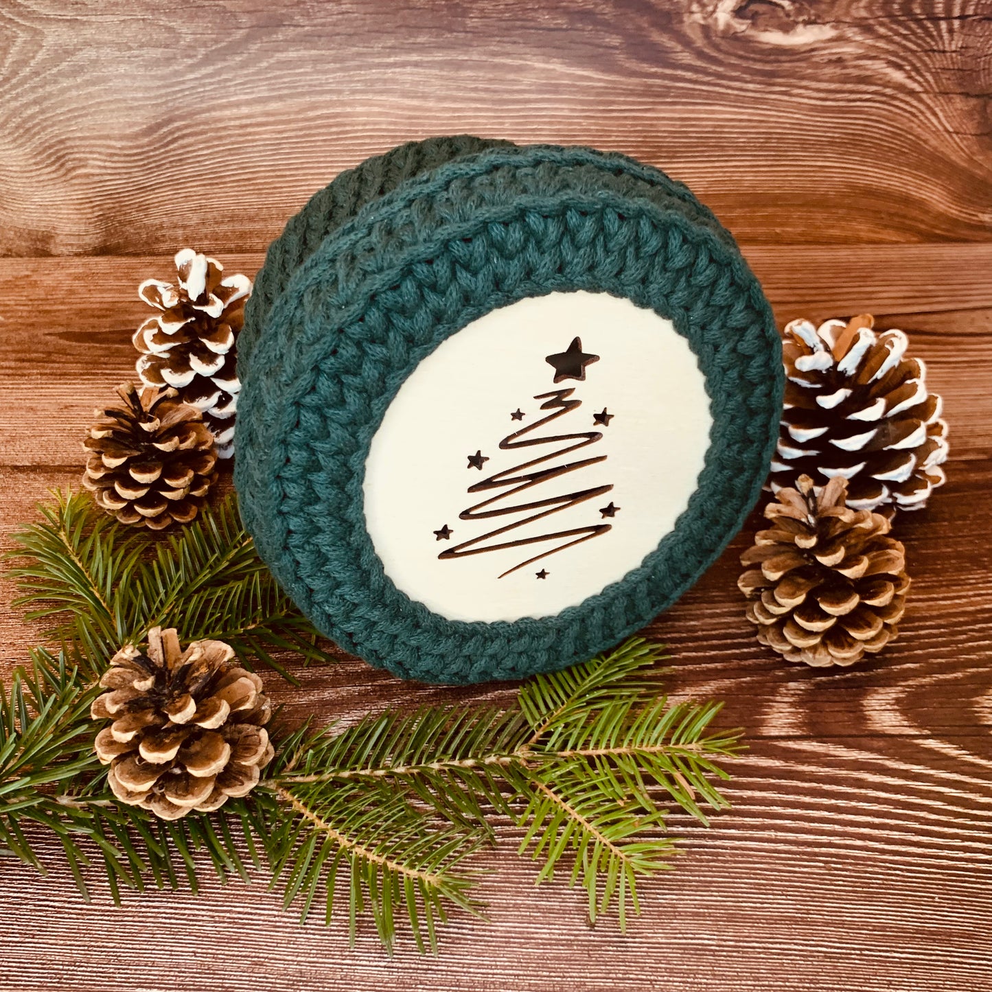 Panier rond Sapin