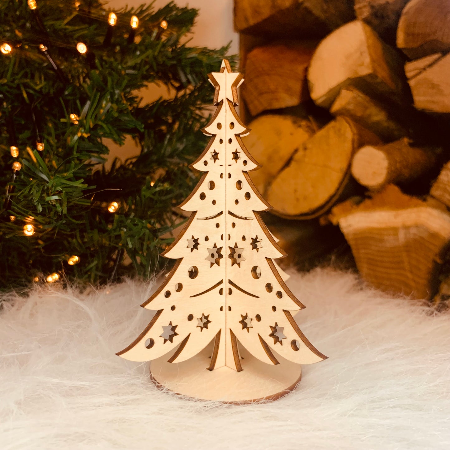 Décoration sapin de Noël - motifs étoiles