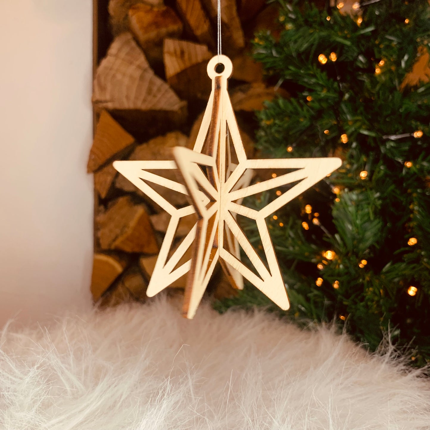 Décoration sapin - Étoile de Noël à 5 branches
