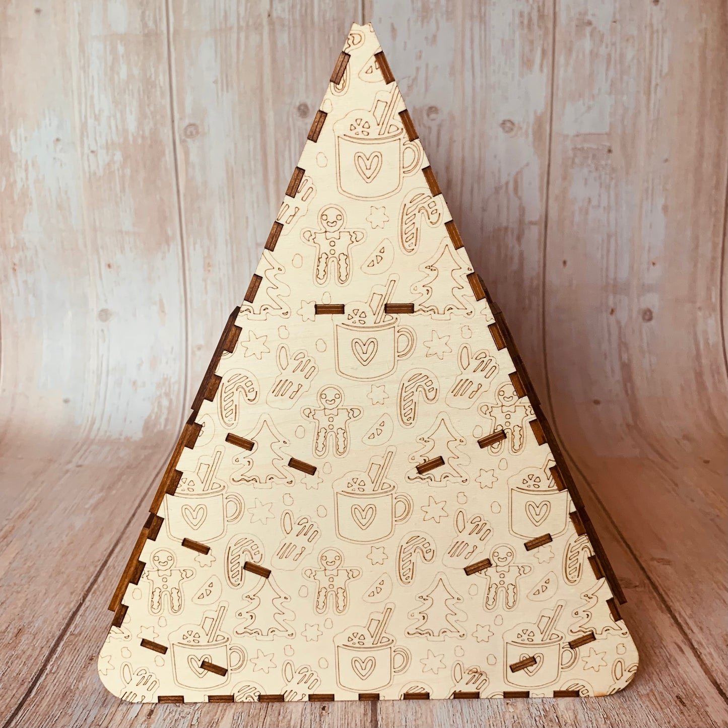 Calendrier de l'Avent en bois