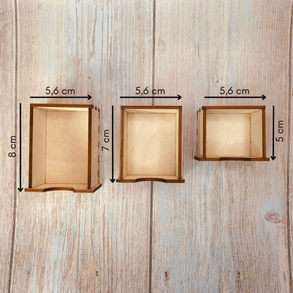 Calendrier de l'Avent en bois