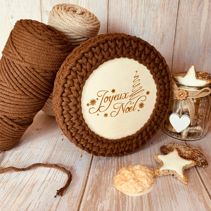 Panier rond Joyeux Noël