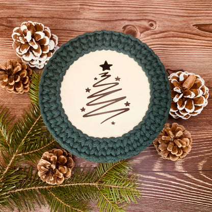 Panier rond Sapin