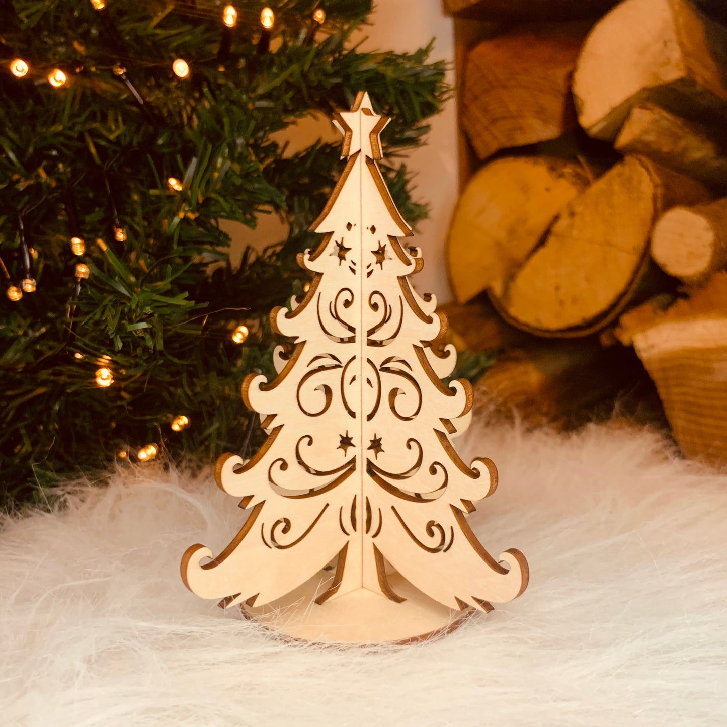 Décoration Sapin de Noël - motifs arabesques