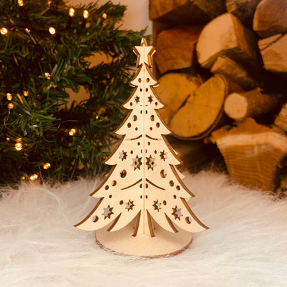 Décoration sapin de Noël - motifs étoiles