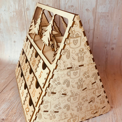Calendrier de l'Avent en bois