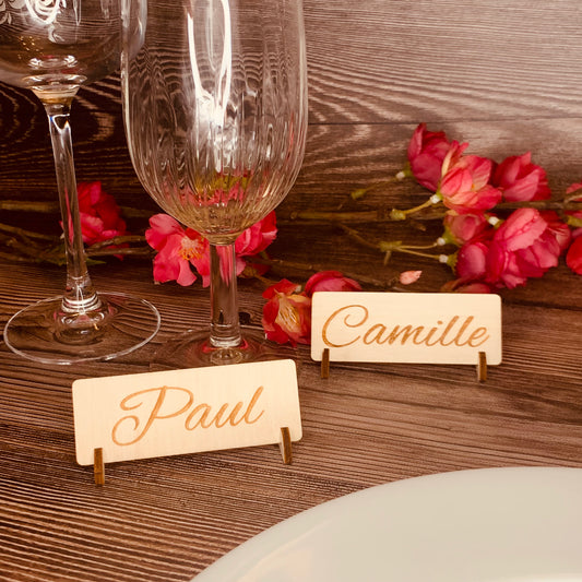 Marque-places mariage